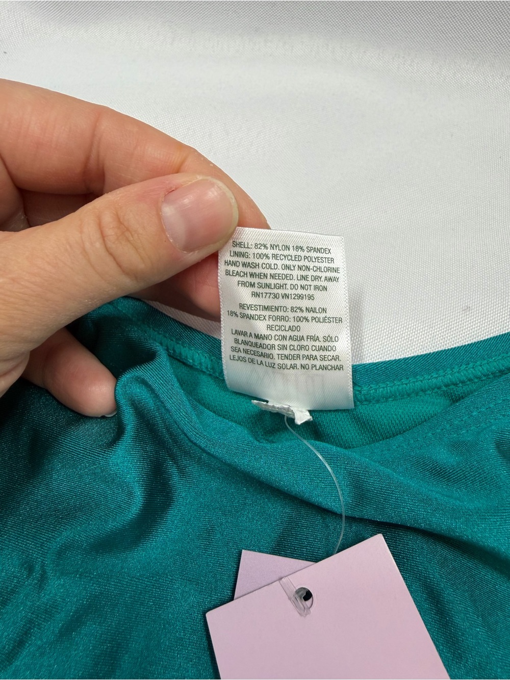 NWT Wild Fable | Super Cheeky Swim Bottoms Teal Blue Green Women's Size Small - Picture 6 of 9
